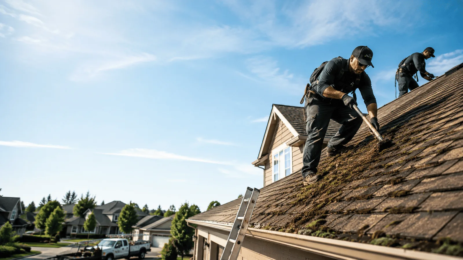 Roof Moss Removal in North Salt Lake, UT near me